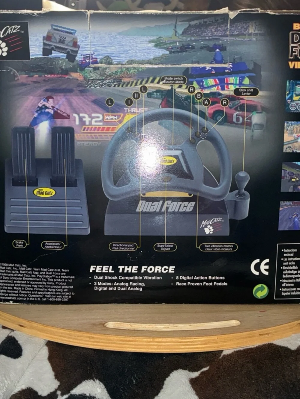 Dual Force Racing Wheel - Black